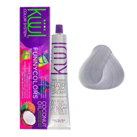 Tinte para Cabello Kuul Funny Colors Blanco Titanio 90 g