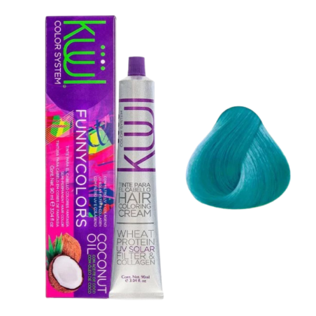 Tinte para Cabello Kuul Funny Colors Azul Celeste 90 g