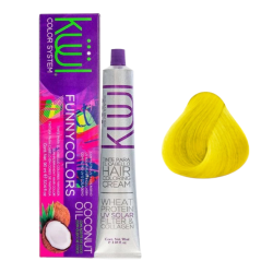Tinte para Cabello Kuul Funny Colors Amarillo Neón 90 g