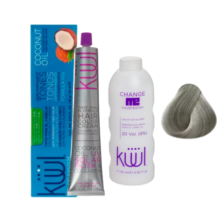 Tinte para Cabello Kuul Metallic Tones Platino Metálico 90 g